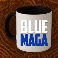 Blue Maga Democrat Make America Great Again Coffee Mug thumb 2