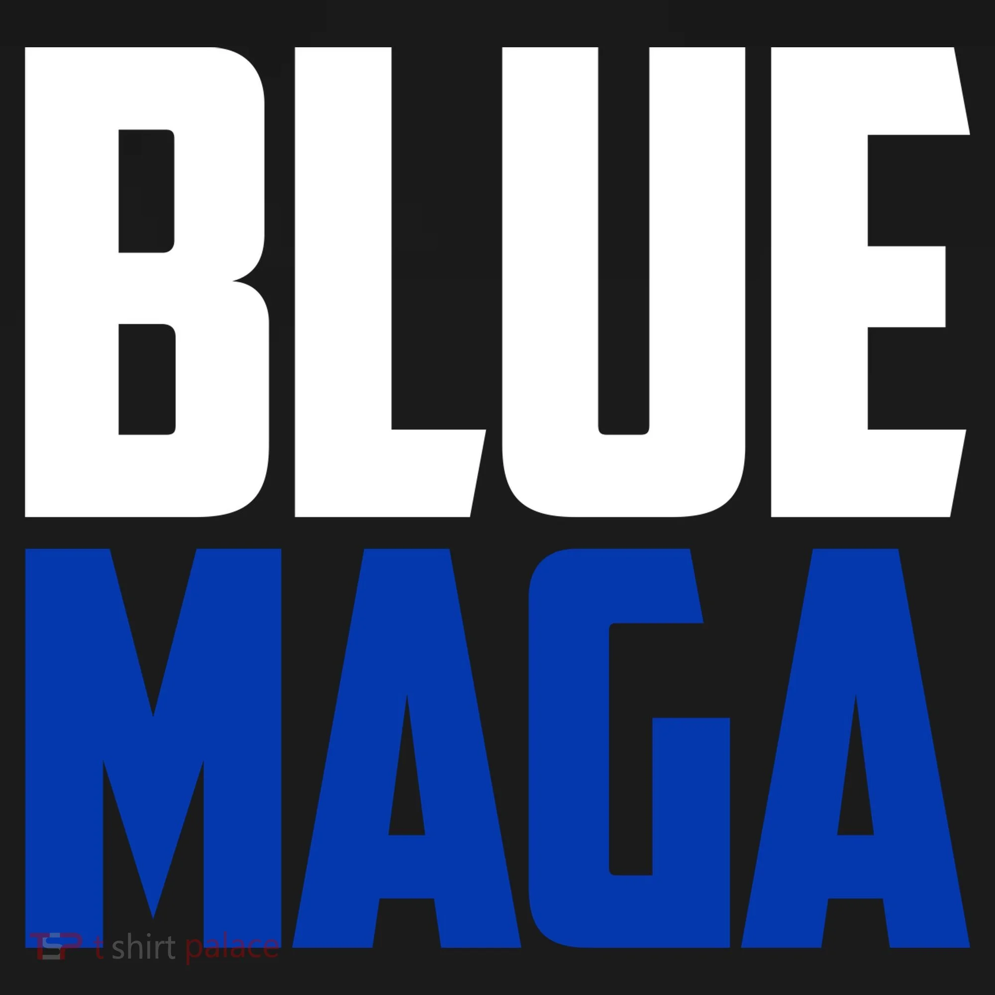 Blue Maga Democrat Make America Great Again Women's Hoodie
