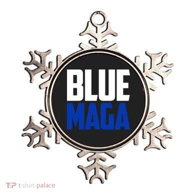Blue Maga Democrat Make America Great Again Ornament