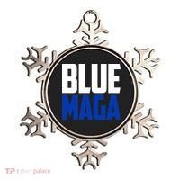 Blue Maga Democrat Make America Great Again Ornament thumb 0