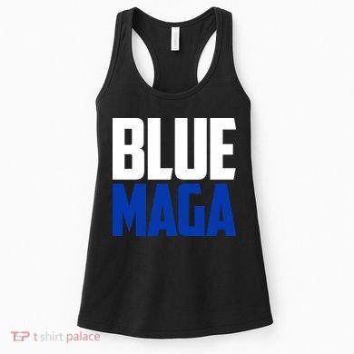 Blue Maga Democrat Make America Great Again Women's Tank Top