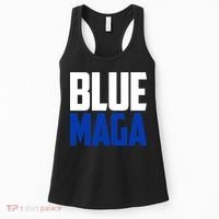 Blue Maga Democrat Make America Great Again Women's Tank Top thumb 0