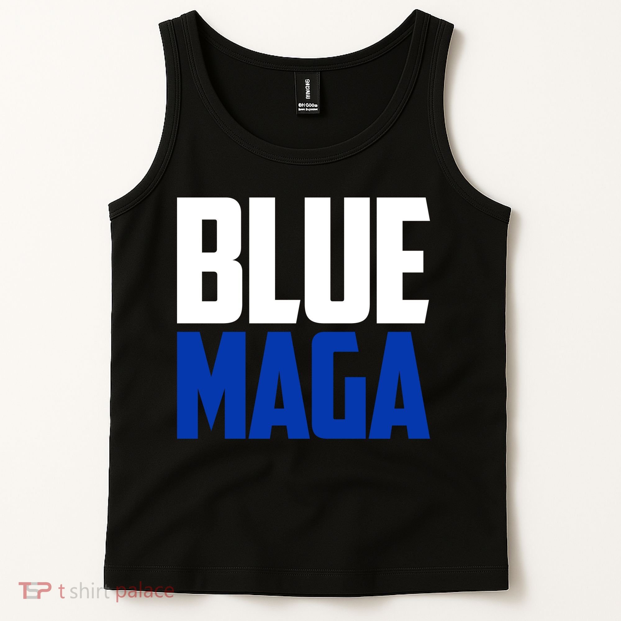 Blue Maga Democrat Make America Great Again Tank Top