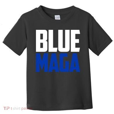 Blue Maga Democrat Make America Great Again Toddler T-Shirt