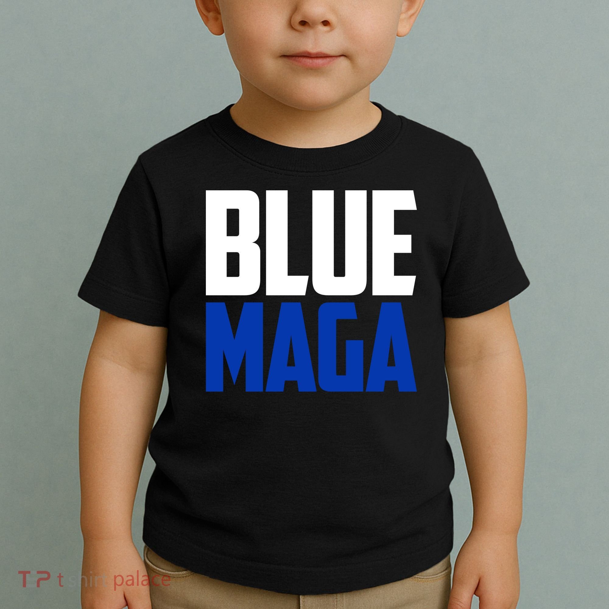 Blue Maga Democrat Make America Great Again Toddler T-Shirt