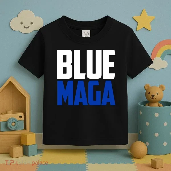 Blue Maga Democrat Make America Great Again Toddler T-Shirt