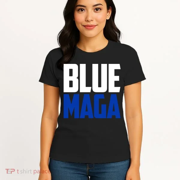 Blue Maga Democrat Make America Great Again Women's T-Shirt
