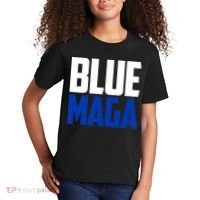 Blue Maga Democrat Make America Great Again Kids T-Shirt thumb 2