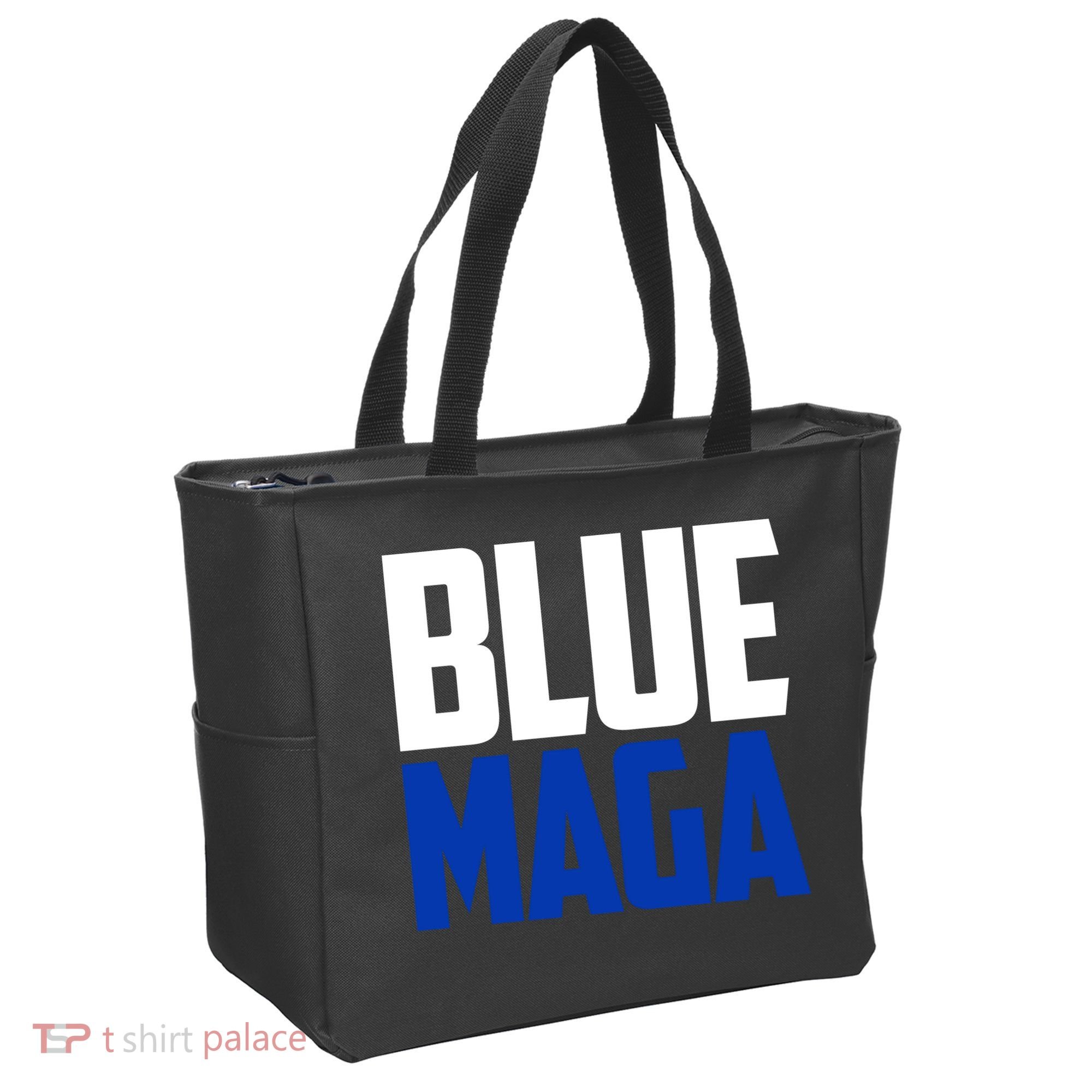 Blue Maga Democrat Make America Great Again Tote Bag
