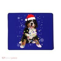 Bernese Mountain Dog Lights Christmas Matching Family Funny Gift Mousepad thumb 0