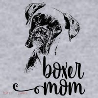 Boxer Mom Dog Face Dog Lovers Boxer Mom Women's Sweatshirt thumb 2