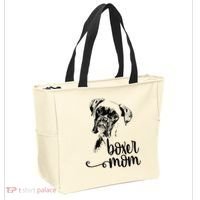 Boxer Mom Dog Face Dog Lovers Boxer Mom Tote Bag thumb 2