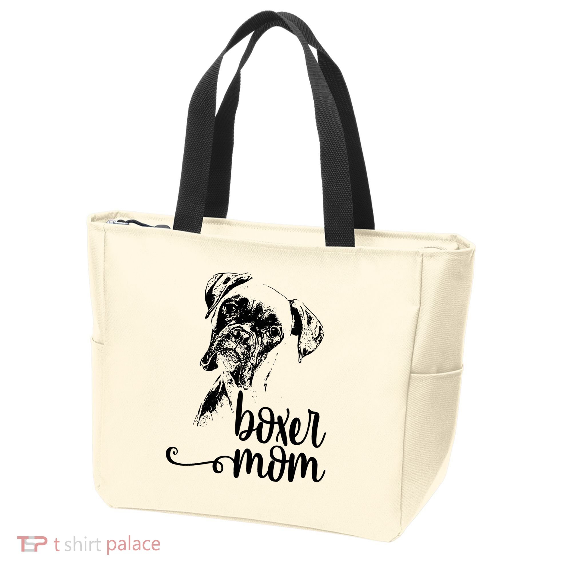 Boxer Mom Dog Face Dog Lovers Boxer Mom Tote Bag