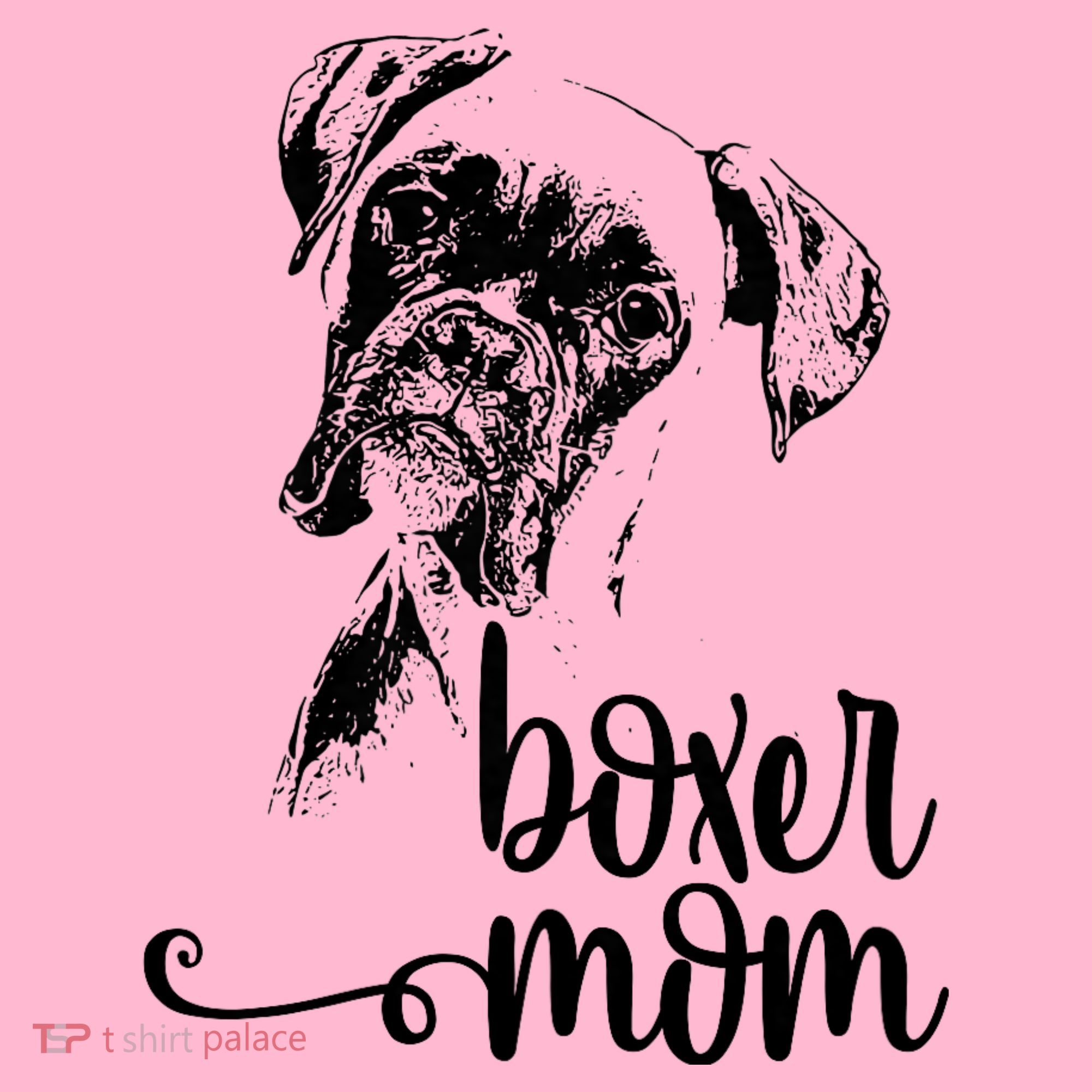 Boxer Mom Dog Face Dog Lovers Boxer Mom Coaster