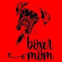 Boxer Mom Dog Face Dog Lovers Boxer Mom Santa Hat thumb 1