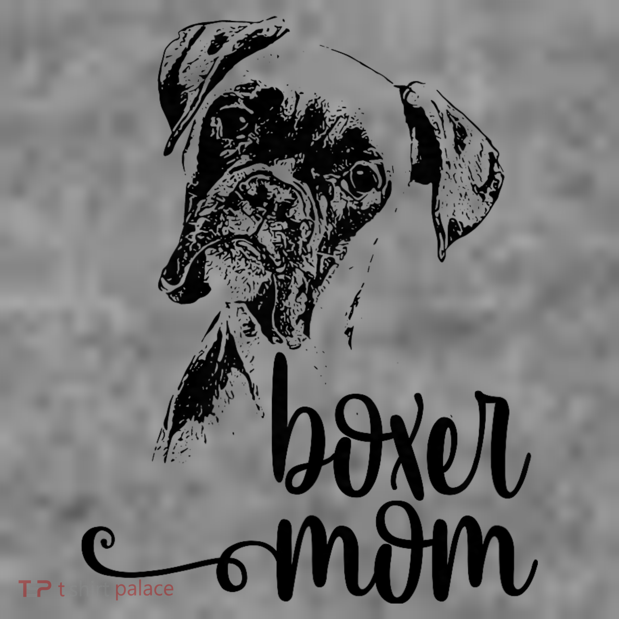 Boxer Mom Dog Face Dog Lovers Boxer Mom Toddler Hoodie