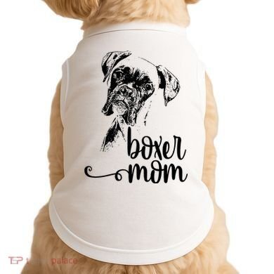 Boxer Mom Dog Face Dog Lovers Boxer Mom Doggie Tank
