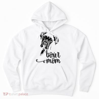 Boxer Mom Dog Face Dog Lovers Boxer Mom Hoodie