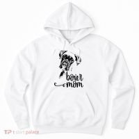 Boxer Mom Dog Face Dog Lovers Boxer Mom Hoodie thumb 0