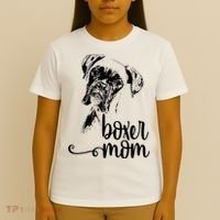 Boxer Mom Dog Face Dog Lovers Boxer Mom T-Shirt thumb 4