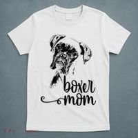 Boxer Mom Dog Face Dog Lovers Boxer Mom T-Shirt thumb 5
