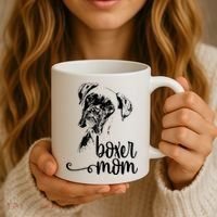 Boxer Mom Dog Face Dog Lovers Boxer Mom Coffee Mug thumb 3