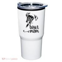 Boxer Mom Dog Face Dog Lovers Boxer Mom Tumbler thumb 0