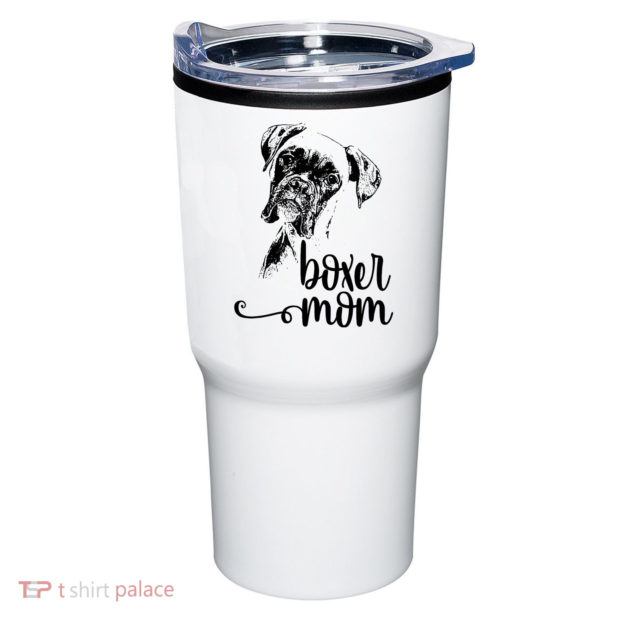 Boxer Mom Dog Face Dog Lovers Boxer Mom Tumbler