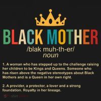 Black Mother Definition Crown Long Sleeve Shirt thumb 2