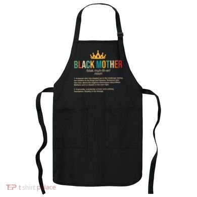 Black Mother Definition Crown Apron