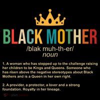 Black Mother Definition Crown Backpack thumb 2
