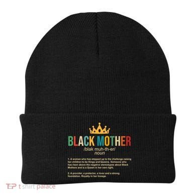 Black Mother Definition Crown Beanie