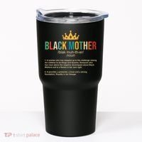 Black Mother Definition Crown Tumbler thumb 0