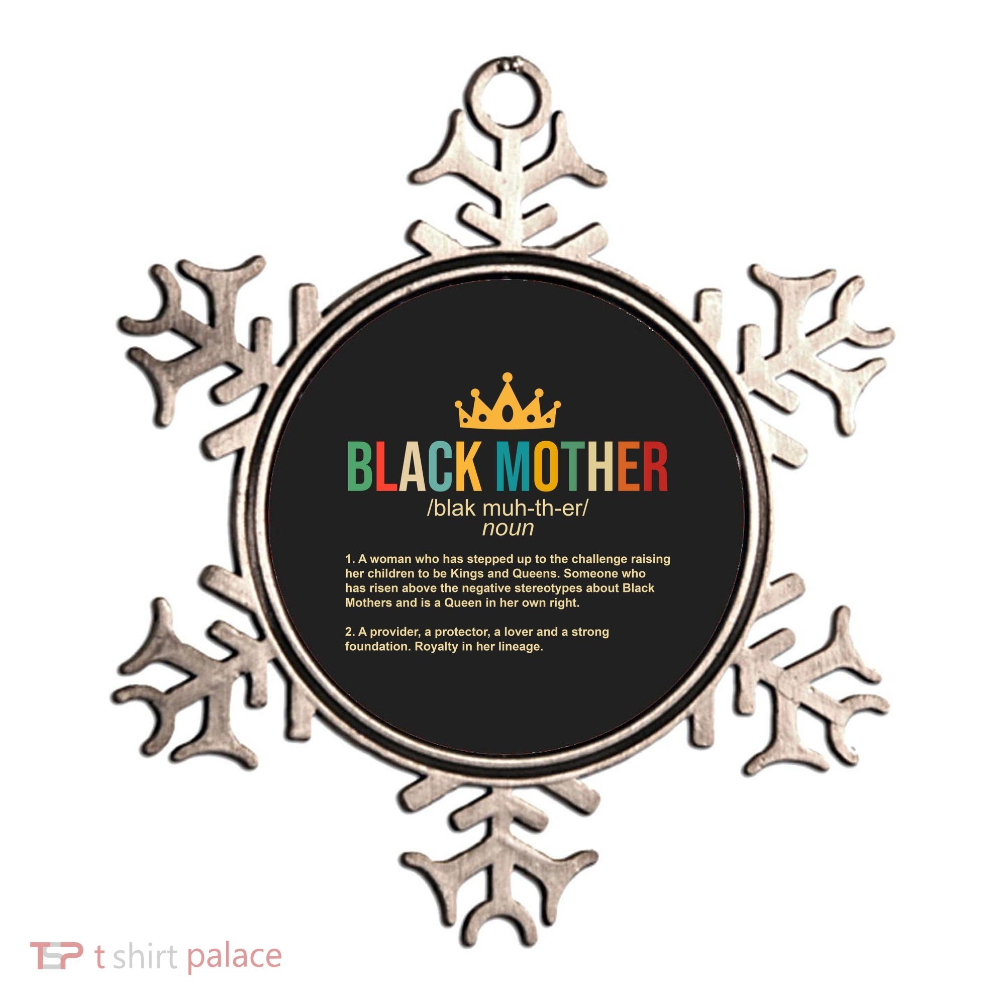 Black Mother Definition Crown Ornament