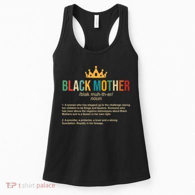 Black Mother Definition Crown Women's Tank Top
