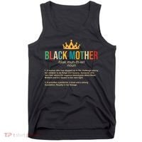 Black Mother Definition Crown Tank Top thumb 0