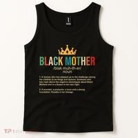 Black Mother Definition Crown Tank Top thumb 2