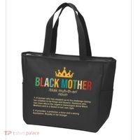 Black Mother Definition Crown Tote Bag thumb 3