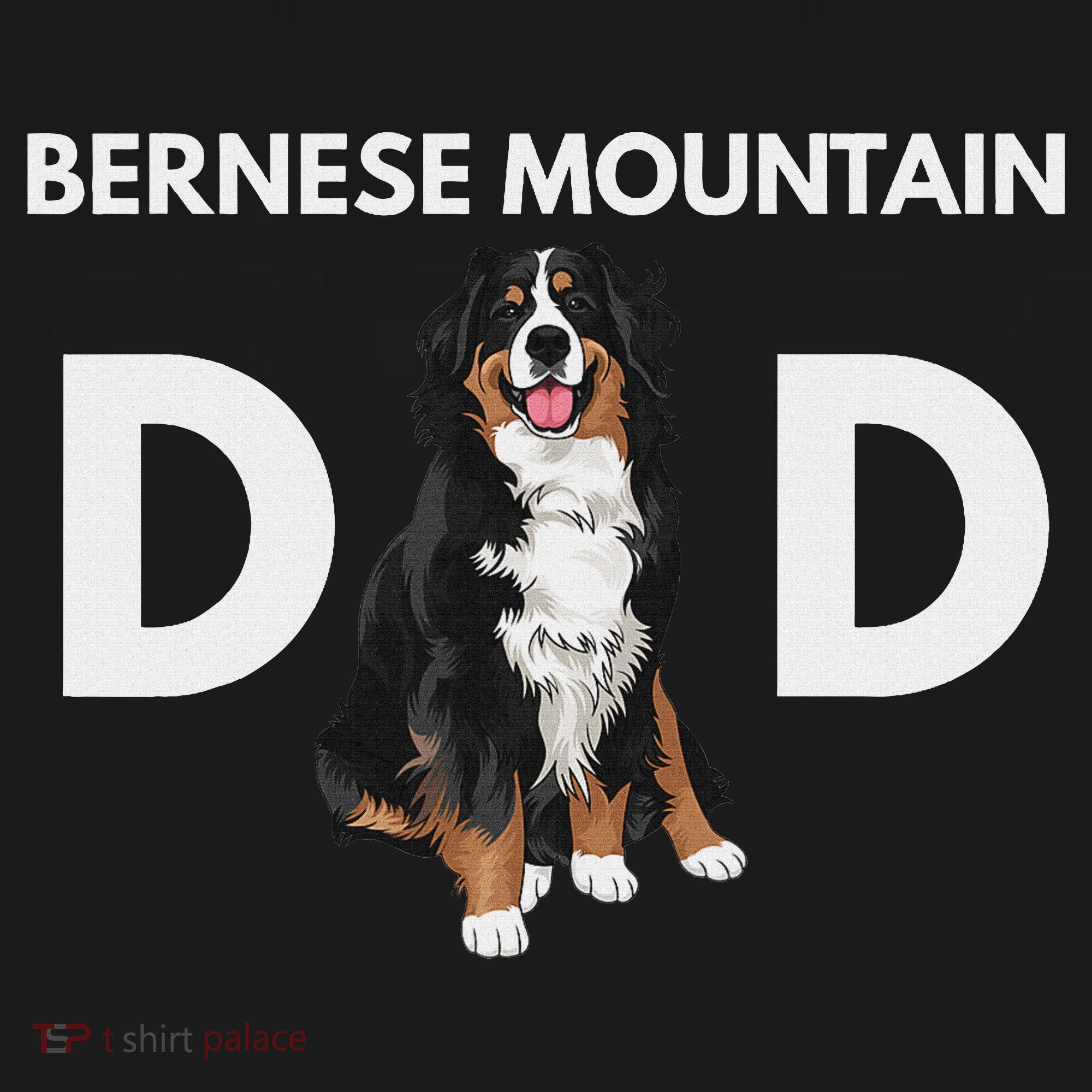 Bernese Mountain Dog Dad Funny Dog Dad Bernese Mountain Dad Polo
