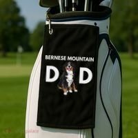 Bernese Mountain Dog Dad Funny Dog Dad Bernese Mountain Dad Golf Towel thumb 2
