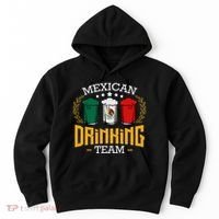Beer Mexican Drinking Team Mexico Flag Funny Beer Pub Party Hoodie thumb 0