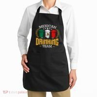 Beer Mexican Drinking Team Mexico Flag Funny Beer Pub Party Apron thumb 2