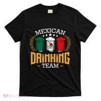 Beer Mexican Drinking Team Mexico Flag Funny Beer Pub Party T-Shirt thumb 0