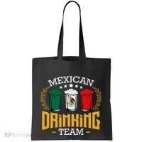 Beer Mexican Drinking Team Mexico Flag Funny Beer Pub Party Tote Bag thumb 0