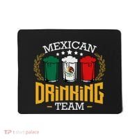 Beer Mexican Drinking Team Mexico Flag Funny Beer Pub Party Mousepad thumb 0