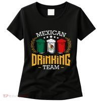 Beer Mexican Drinking Team Mexico Flag Funny Beer Pub Party Women's T-Shirt thumb 0