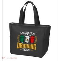Beer Mexican Drinking Team Mexico Flag Funny Beer Pub Party Tote Bag thumb 3