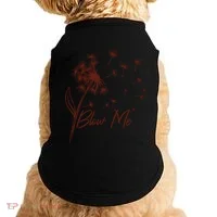 Blow Me Dandelion Funny Doggie Tank thumb 0