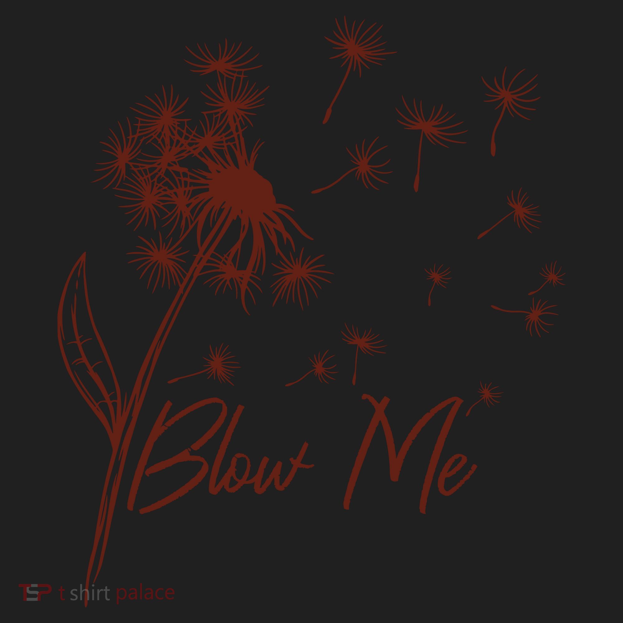 Blow Me Dandelion Funny Beanie