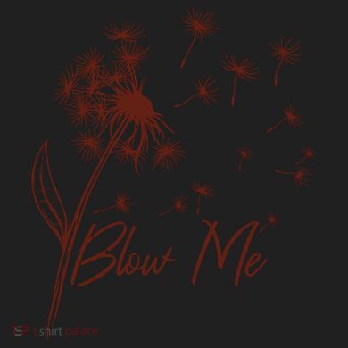 Blow Me Dandelion Funny Golf Towel
